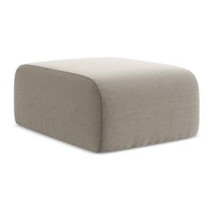 Svetlohnedá zamatová podnožka Lani – Makamii vyobraziť