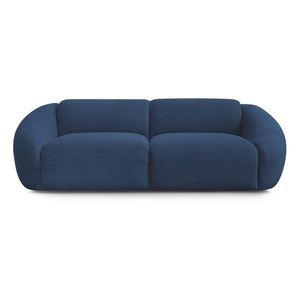 Tmavomodrá menčestrová pohovka 250 cm Tina – Bobochic Paris vyobraziť