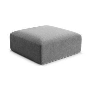 Svetlosivá zamatová podnožka Campi – Cosmopolitan Design vyobraziť