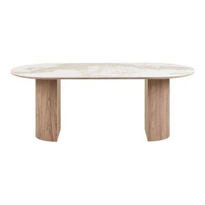 Jedálenský stôl s doskou v dekore mramoru 100x210 cm Athens – House Nordic vyobraziť