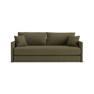 Zelená ženilková rozkladacia pohovka 209 cm Shannon – Cosmopolitan Design vyobraziť