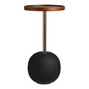 Okrúhly odkladací stolík s doskou z mangového dreva ø 30 cm Sirone – House Nordic vyobraziť