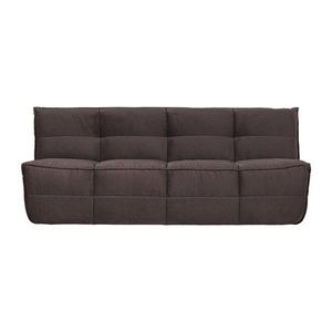 Hnedá zamatová pohovka 204 cm Cluster – vtwonen vyobraziť