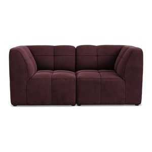 Vínovočervená zamatová pohovka 180 cm Aloha – Makamii vyobraziť