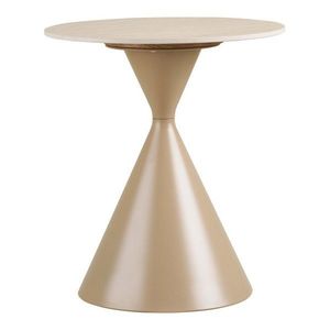 Okrúhly odkladací stolík s keramickou doskou ø 50 cm Annecy – House Nordic vyobraziť