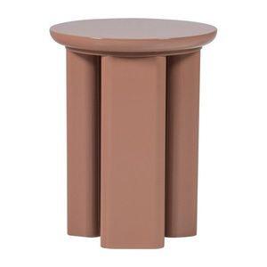 Lesklý okrúhly odkladací stolík ø 40 cm Orivo – WOOOD vyobraziť