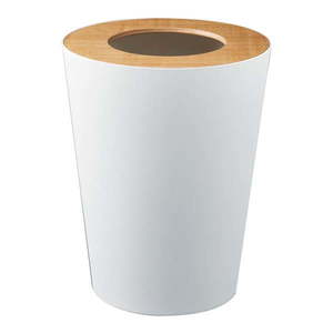 Biely/v prírodnej farbe kancelársky oceľový odpadkový kôš 10 l Rin – YAMAZAKI vyobraziť
