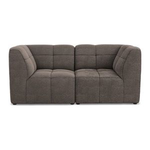 Hnedá pohovka z textílie buklé 180 cm Aloha – Makamii vyobraziť