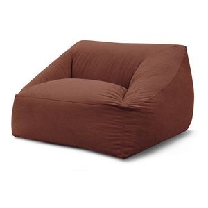 Oranžový menčestrový sedací vak Lilibet – Bobochic Paris vyobraziť