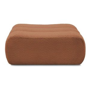 Oranžová podnožka z textílie buklé Azra – Bobochic Paris vyobraziť