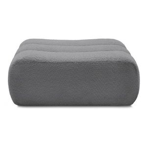 Sivá podnožka z textílie buklé Azra – Bobochic Paris vyobraziť