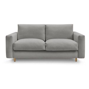 Sivá pohovka na každodenné spanie/rozkladacia 200 cm Cocoone – Bobochic Paris vyobraziť