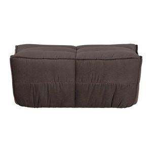 Hnedá čalúnená zamatová podnožka Cluster – vtwonen vyobraziť