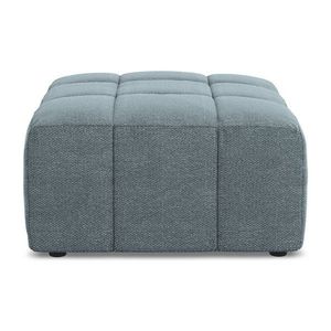 Modrá podnožka z textílie buklé Aloha – Makamii vyobraziť