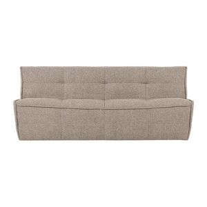 Taupe pohovka z textílie buklé 204 cm Cluster – vtwonen vyobraziť