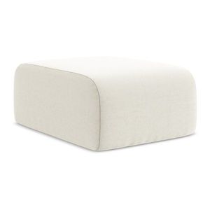 Béžová zamatová podnožka Lani – Makamii vyobraziť