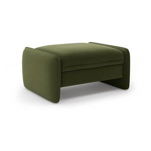 Zelená zamatová podnožka Georgia – Micadoni vyobraziť