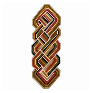 Ručne tkaný vlnený behúň 80x300 cm Lattice Shaped – Flair Rugs vyobraziť