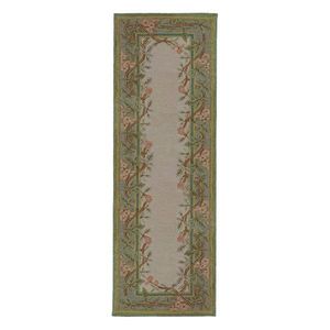 Ručne tkaný vlnený behúň 80x300 cm Verona Floral – Flair Rugs vyobraziť