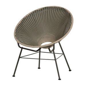 Zelené z umelého ratanu záhradné kreslo Kazoun – WOOOD vyobraziť