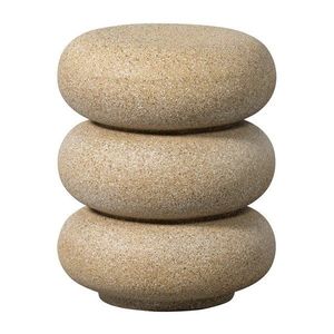 Okrúhly záhradný stolík v dekore kameňa ø 40 cm Laurel – WOOOD vyobraziť