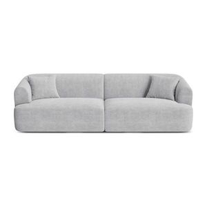 Svetlosivá menčestrová pohovka 255 cm Campi – Cosmopolitan Design vyobraziť