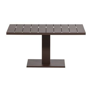 Kovový záhradný jedálenský stôl 80x100 cm Tesso – WOOOD vyobraziť