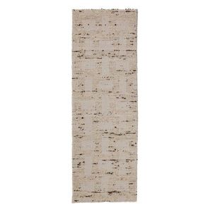 Ručne tkaný behúň s prímesou vlny v prírodnej farbe 80x230 cm Rova Blend – Flair Rugs vyobraziť