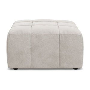 Béžová zamatová podnožka Aloha – Makamii vyobraziť