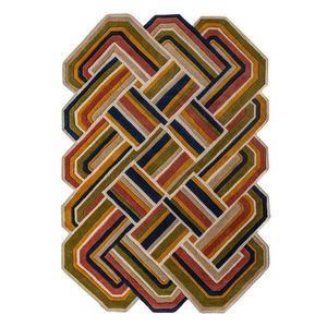 Ručne tkaný vlnený koberec 140x200 cm Lattice Shaped – Flair Rugs vyobraziť