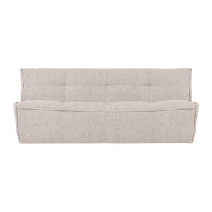 Béžová pohovka z textílie buklé 204 cm Cluster – vtwonen vyobraziť