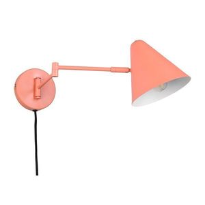 Oranžové nástenné svietidlo s ohýbateľnou konštrukciou do zásuvky ø 15 cm Cosima – Trio vyobraziť