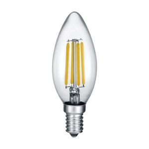 Teplá biela LED/filamentová žiarovka E14, 2 W Kerze – Trio vyobraziť