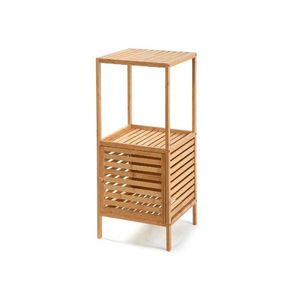 Bambusový kúpeľňový regál v prírodnej farbe 35x80 cm Auren – Bonami Essentials vyobraziť