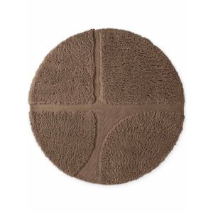 Hnedý ručne tkaný okrúhly koberec ø 200 cm Lambeth Jasper – Ted Baker vyobraziť