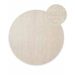 Krémovobiely ručne tkaný vlnený okrúhly koberec ø 200 cm Richmond Diana – Ted Baker vyobraziť