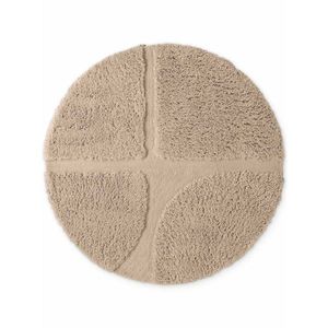 Béžový ručne tkaný okrúhly koberec ø 200 cm Lambeth Jasper – Ted Baker vyobraziť