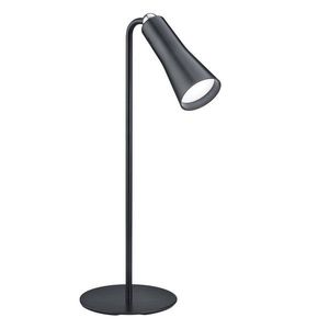 Matne čierna kovová LED stolová lampa (výška 36 cm) Maxi – Reality vyobraziť