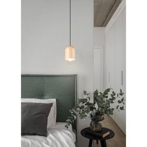 Béžové závesné svietidlo ø 11 cm Nara – Reality vyobraziť