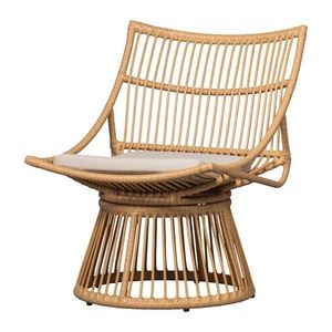 Z umelého ratanu záhradné kreslo v prírodnej farbe Alatna – WOOOD vyobraziť