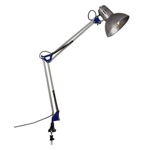 Stolová lampa s ohýbateľnou konštrukciou/s klipom v striebornej farbe (výška 73, 5 cm) Tajo – Trio vyobraziť
