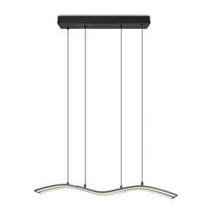 Matne čierne kovové LED závesné svietidlo na diaľkové ovládanie/so stmievačom Spider – Trio Select vyobraziť