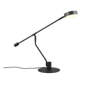 Matne čierna LED stolová lampa s ohýbateľnou konštrukciou (výška 64 cm) Manduro – Trio vyobraziť
