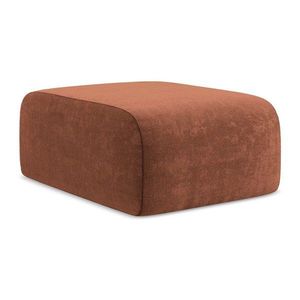 Ženilková podnožka v terakotovej farbe Lani – Makamii vyobraziť