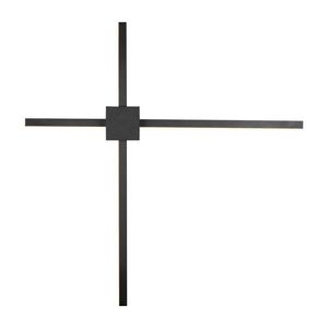 Matne čierne LED nástenné svietidlo so stmievačom Cassino – Trio vyobraziť