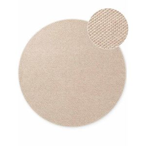 Béžový ručne tkaný vlnený okrúhly koberec ø 160 cm Lyon Beans – Elle Decoration vyobraziť