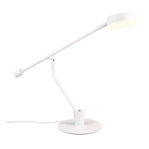 Matne biela LED stolová lampa s ohýbateľnou konštrukciou (výška 64 cm) Manduro – Trio vyobraziť