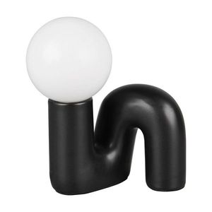 Čierna keramická stolová lampa (výška 21, 5 cm) Quinn – Reality vyobraziť