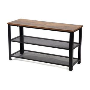 Čierny oceľový stojan na topánky 80x45x30 cm Arne – Bonami Essentials vyobraziť