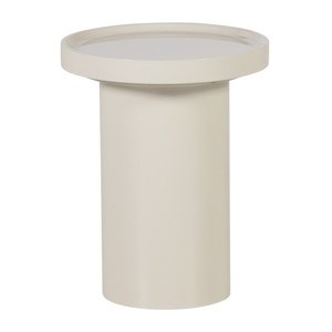 Lesklý okrúhly odkladací stolík ø 40 cm Veluna – WOOOD vyobraziť